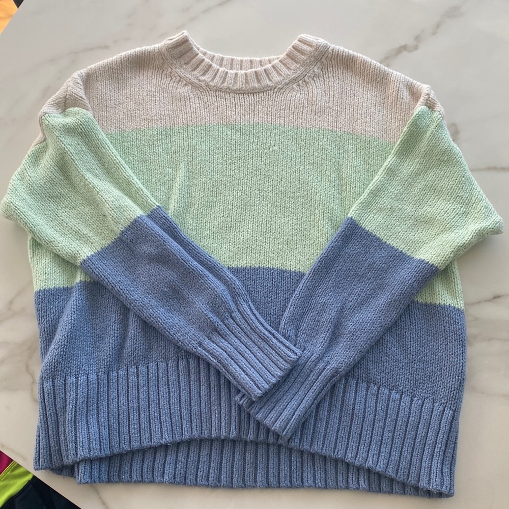 AE Color Block Sweater